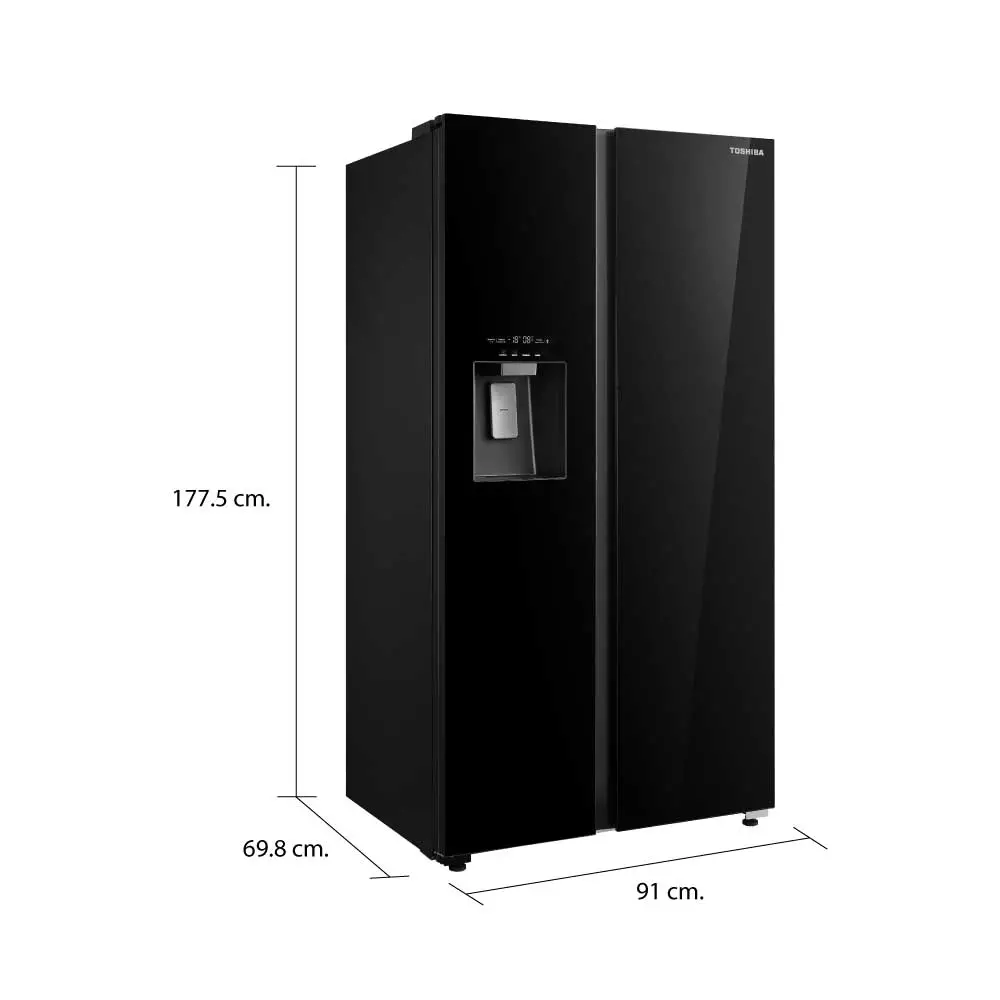 ตู้เย็น ไซด์ บาย ไซด์ 20 คิว โตชิบา รุ่น GR-RS755WIA-PGTH(22)