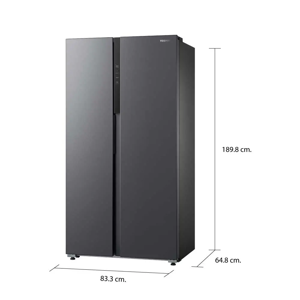 ตู้เย็น ไซด์ บาย ไซด์ 20.6 คิว โตชิบา รุ่น GR-RS780WI-PMT(06)