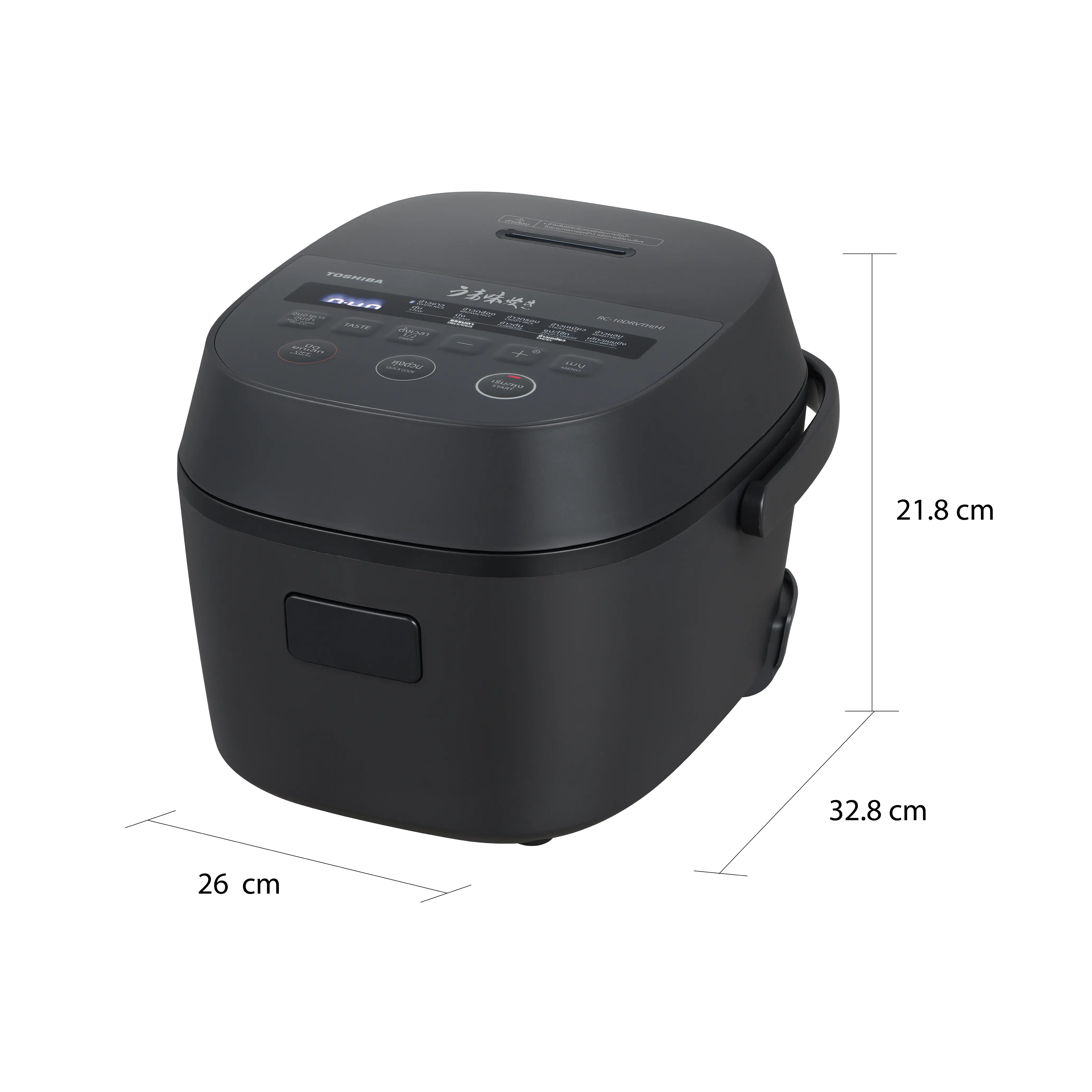 หม้อหุงข้าว ระบบดิจิตอล 1.0 ลิตร โตชิบา รุ่น RC-10DRVTH(H) ภาพที่ 7