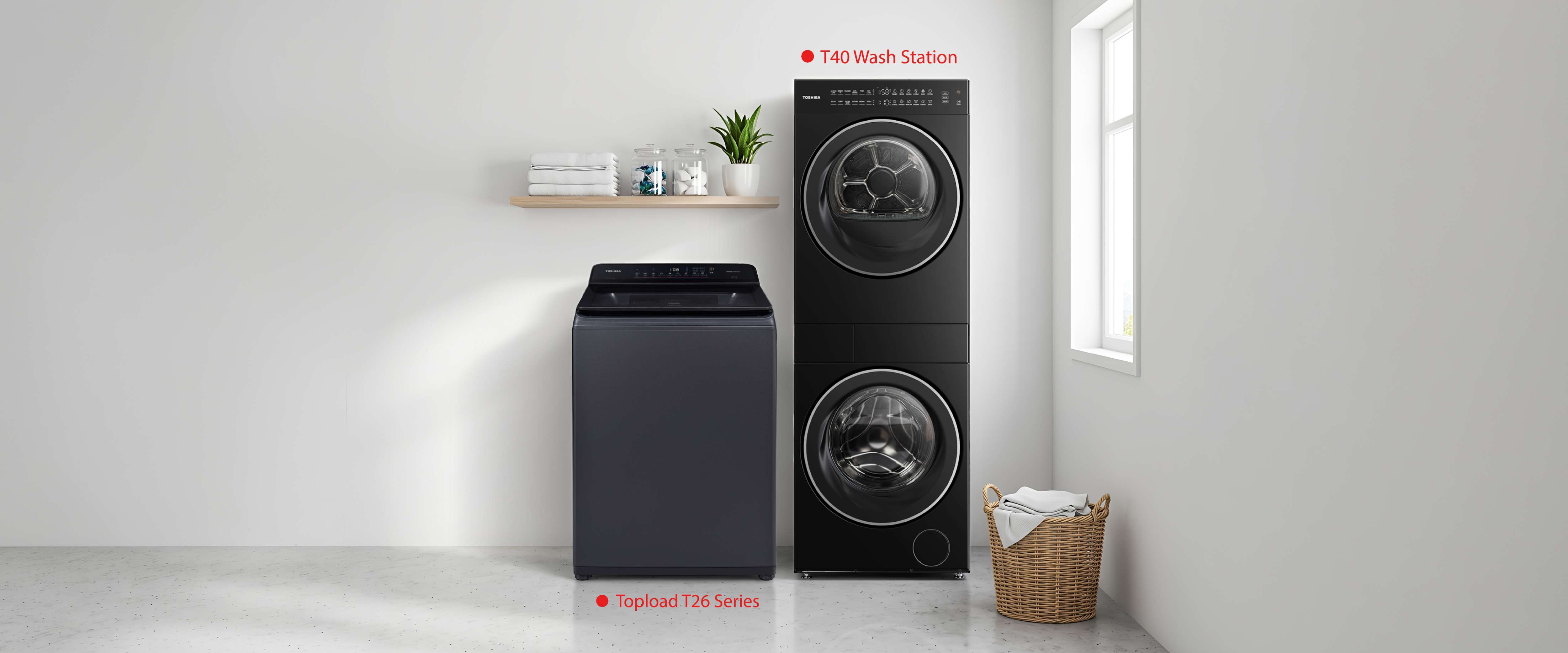 โตชิบารุกตลาดเครื่องซักผ้าต่อเนื่อง ส่ง T40 Wash Station และ T26 Series ชูนวัตกรรมใหม่