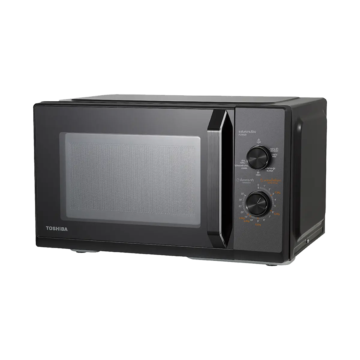 ไมโครเวฟ ระบบธรรมดา 25 ลิตร โตชิบา รุ่น MW3-MG25PC(BK) ภาพที่ 4