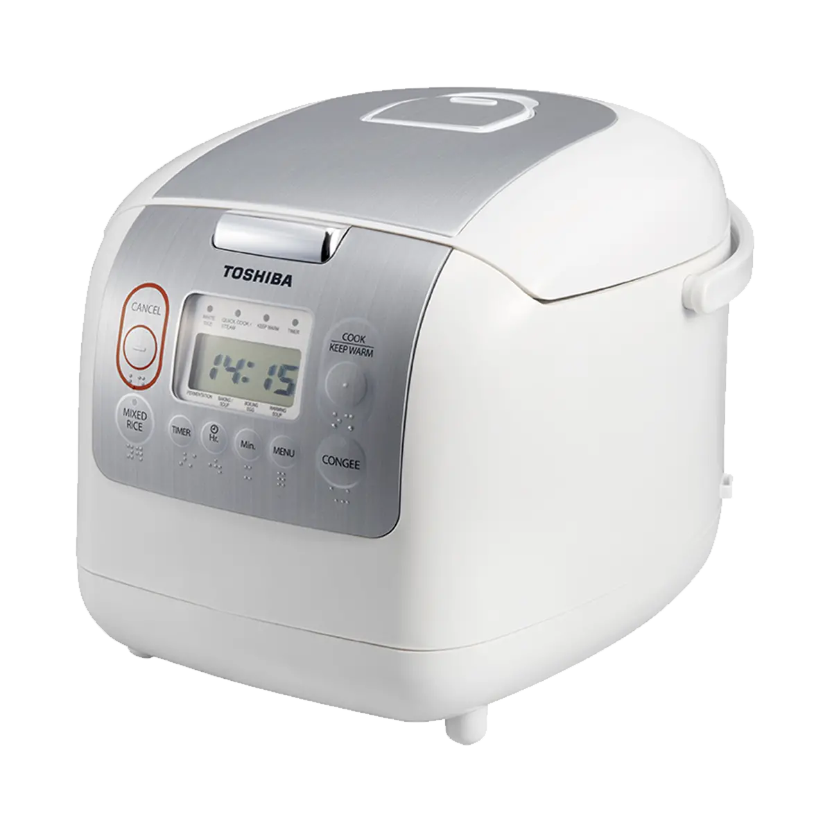 หม้อหุงข้าว ระบบดิจิตอล 1.0 ลิตร โตชิบา รุ่น RC-10NMF(WT) ภาพที่ 3