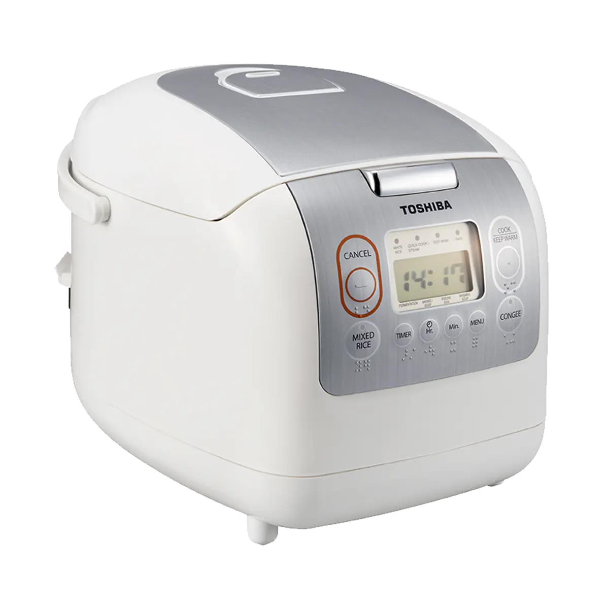 หม้อหุงข้าว ระบบดิจิตอล 1.0 ลิตร โตชิบา รุ่น RC-10NMF(WT) ภาพที่ 4