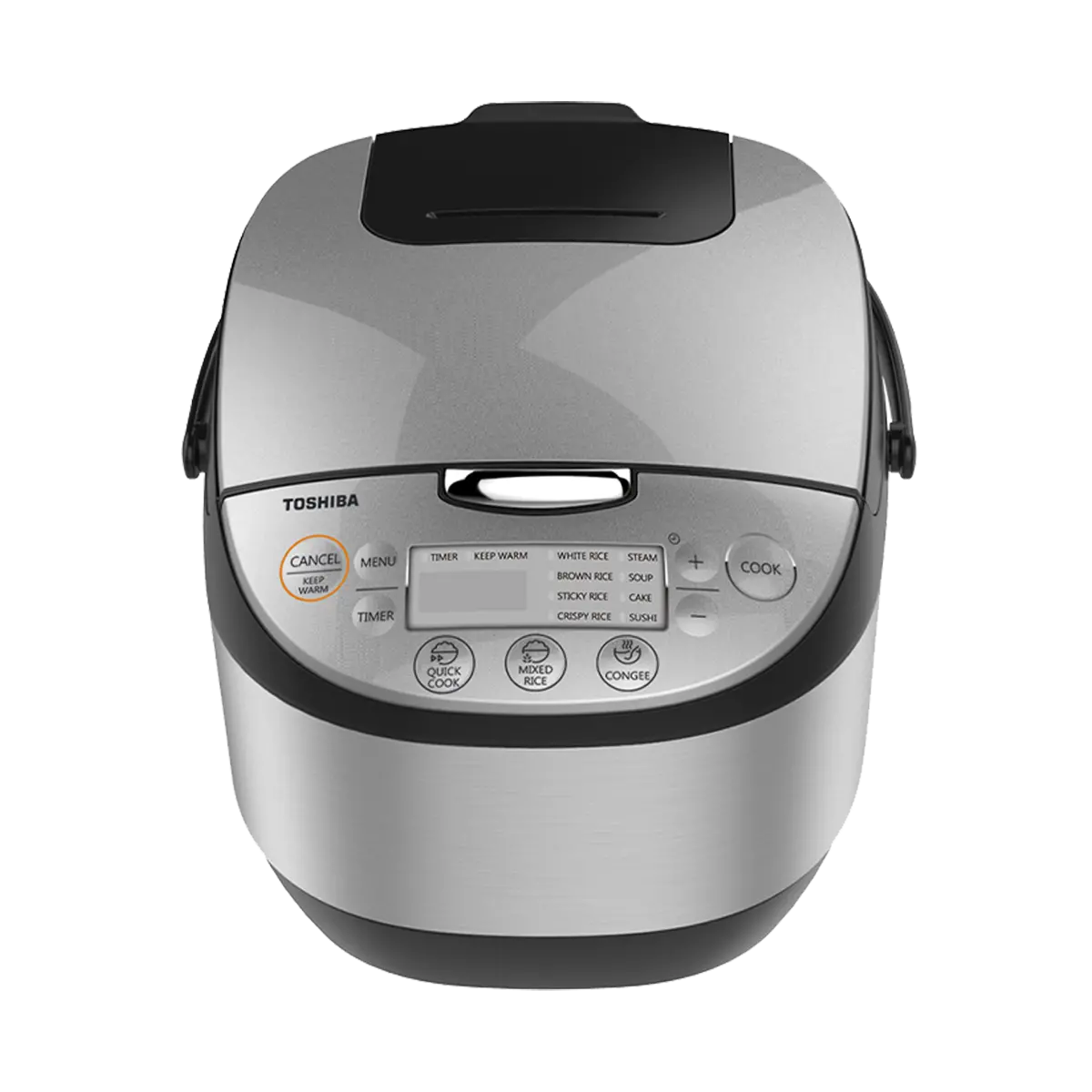 หม้อหุงข้าว ระบบดิจิตอล 1.0 ลิตร โตชิบา รุ่น RC-T10DR2