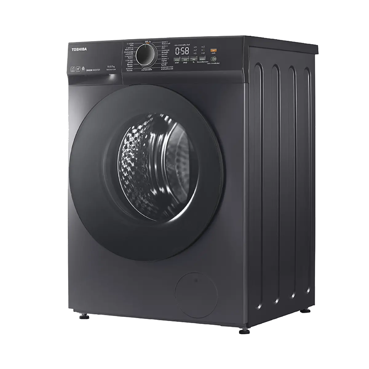 เครื่องซัก-อบผ้าฝาหน้า 10.5/7 กก. โตชิบา รุ่น TWD-T21BU115UWT(MG) ภาพที่ 4