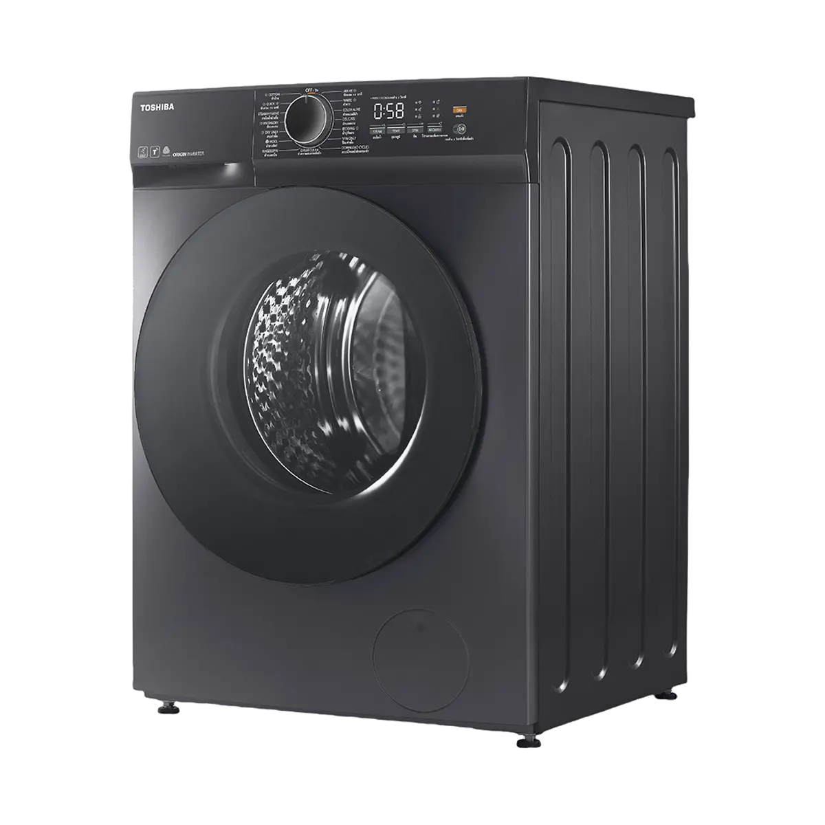 เครื่องซัก-อบผ้าฝาหน้า 13/8 กก. โตชิบา รุ่น TWD-T21BU140UWT(MG) ภาพที่ 4