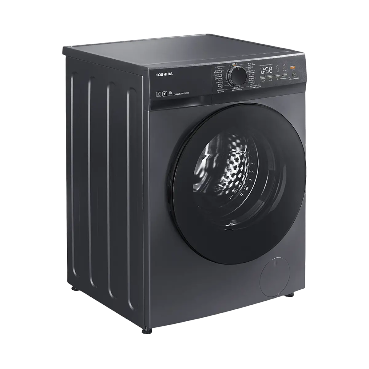 เครื่องซัก-อบผ้าฝาหน้า 13/8 กก. โตชิบา รุ่น TWD-T21BU140UWT(MG) ภาพที่ 5