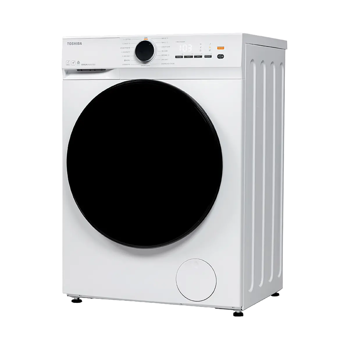 เครื่องซัก-อบผ้าฝาหน้า 8.5/6 กก. โตชิบา รุ่น TWD-T21BU95UWT(WW) ภาพที่ 4