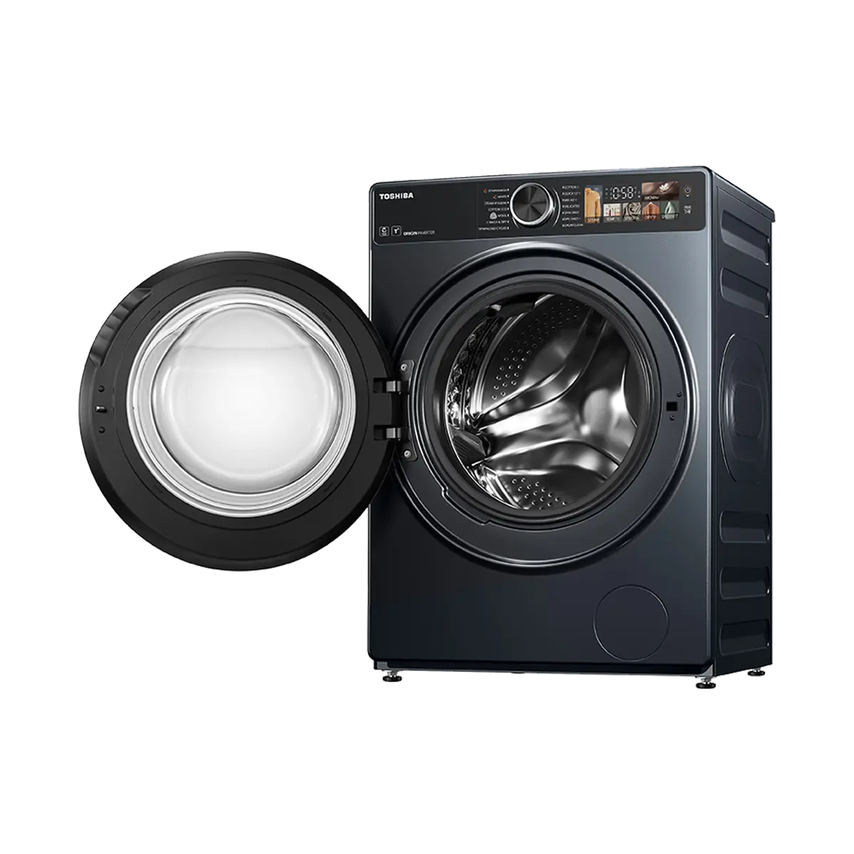 เครื่องซัก-อบผ้าฝาหน้า 13/8 กก. โตชิบา รุ่น TWD-T25BZP140MWT(MG) ภาพที่ 8