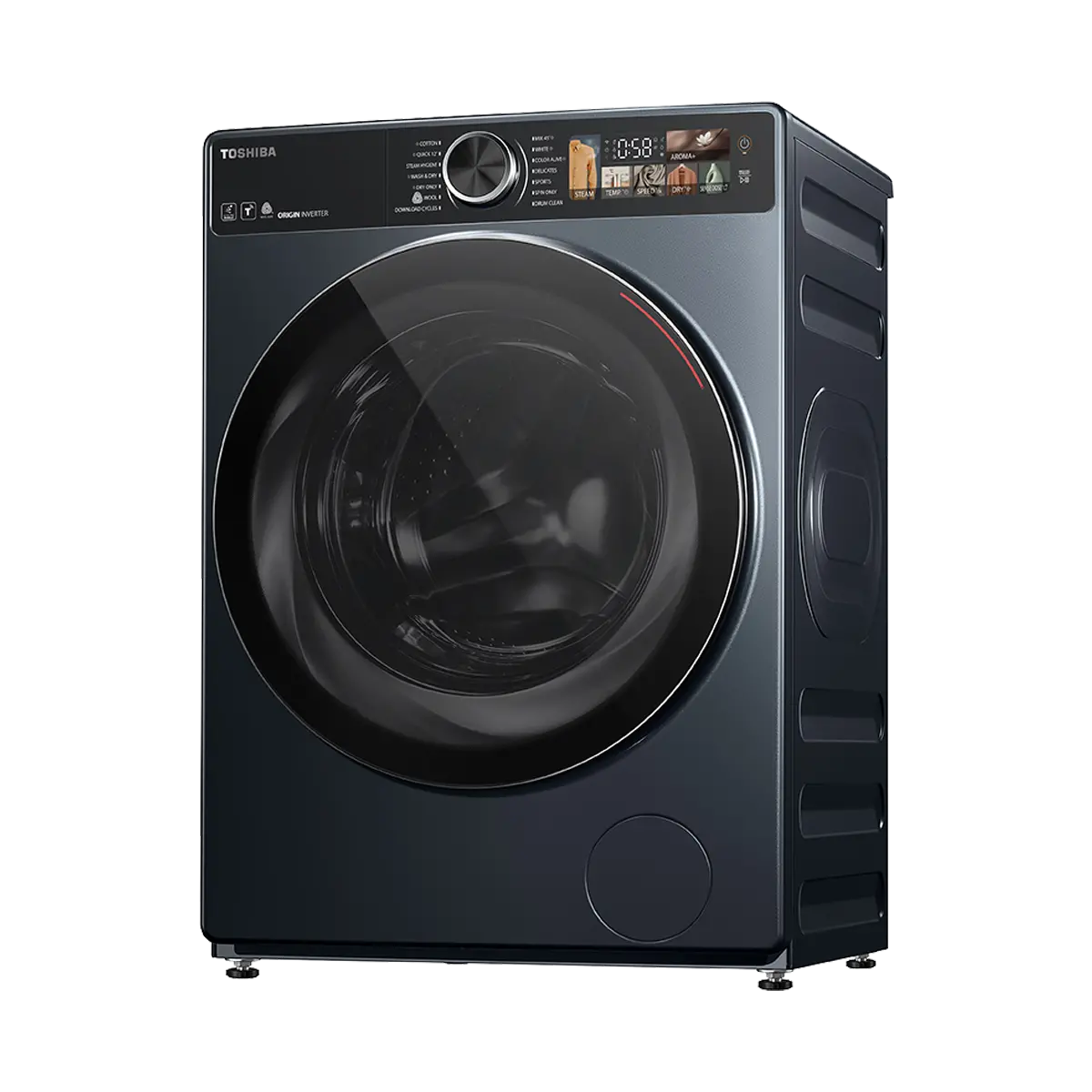 เครื่องซัก-อบผ้าฝาหน้า 10.5/7 กก. โตชิบา รุ่น TWD-T25BZU115MWT(MG) ภาพที่ 4