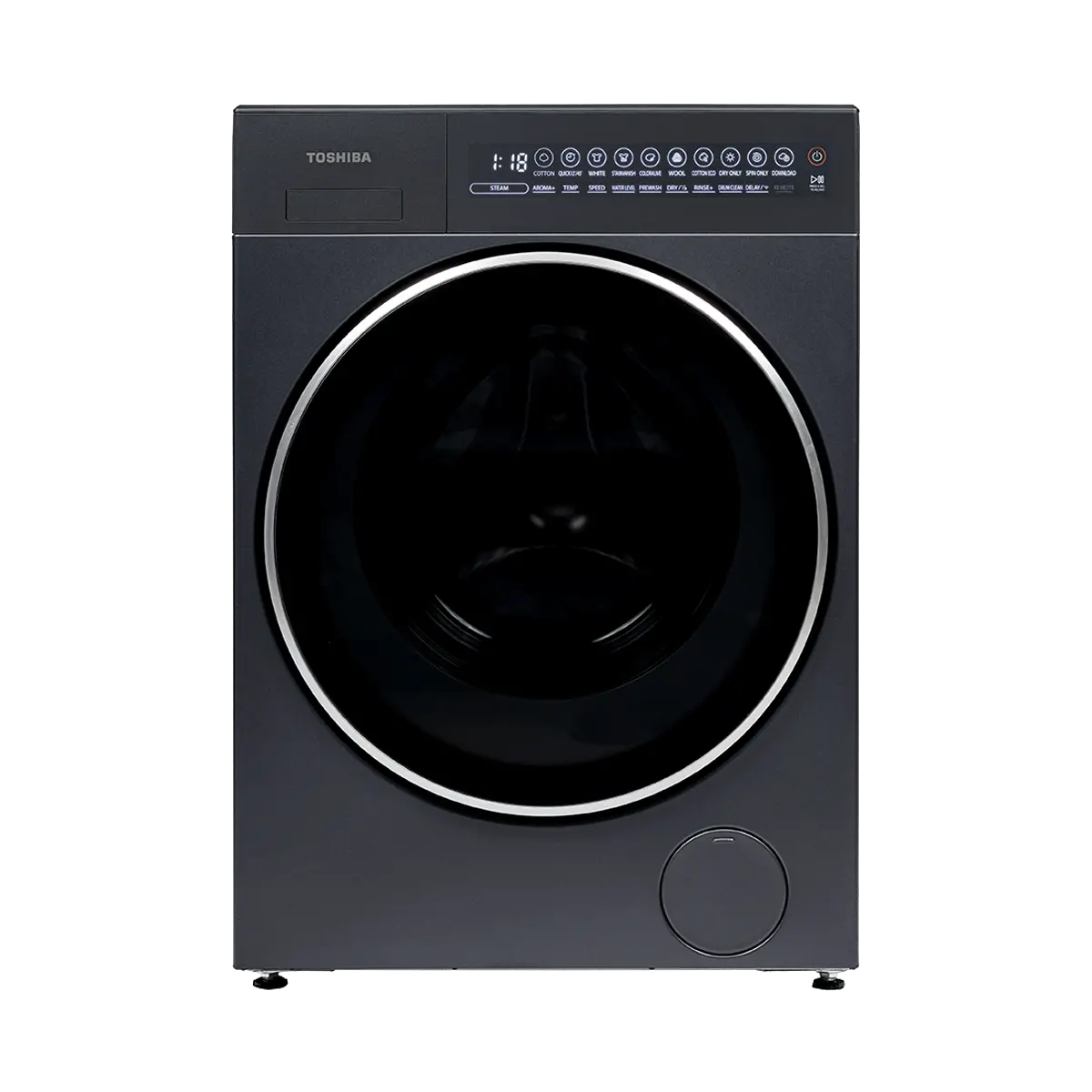 เครื่องซัก-อบผ้าฝาหน้า 15/9 กก. โตชิบา รุ่น TWD-T35BP160MWT(MG) ภาพที่ 3