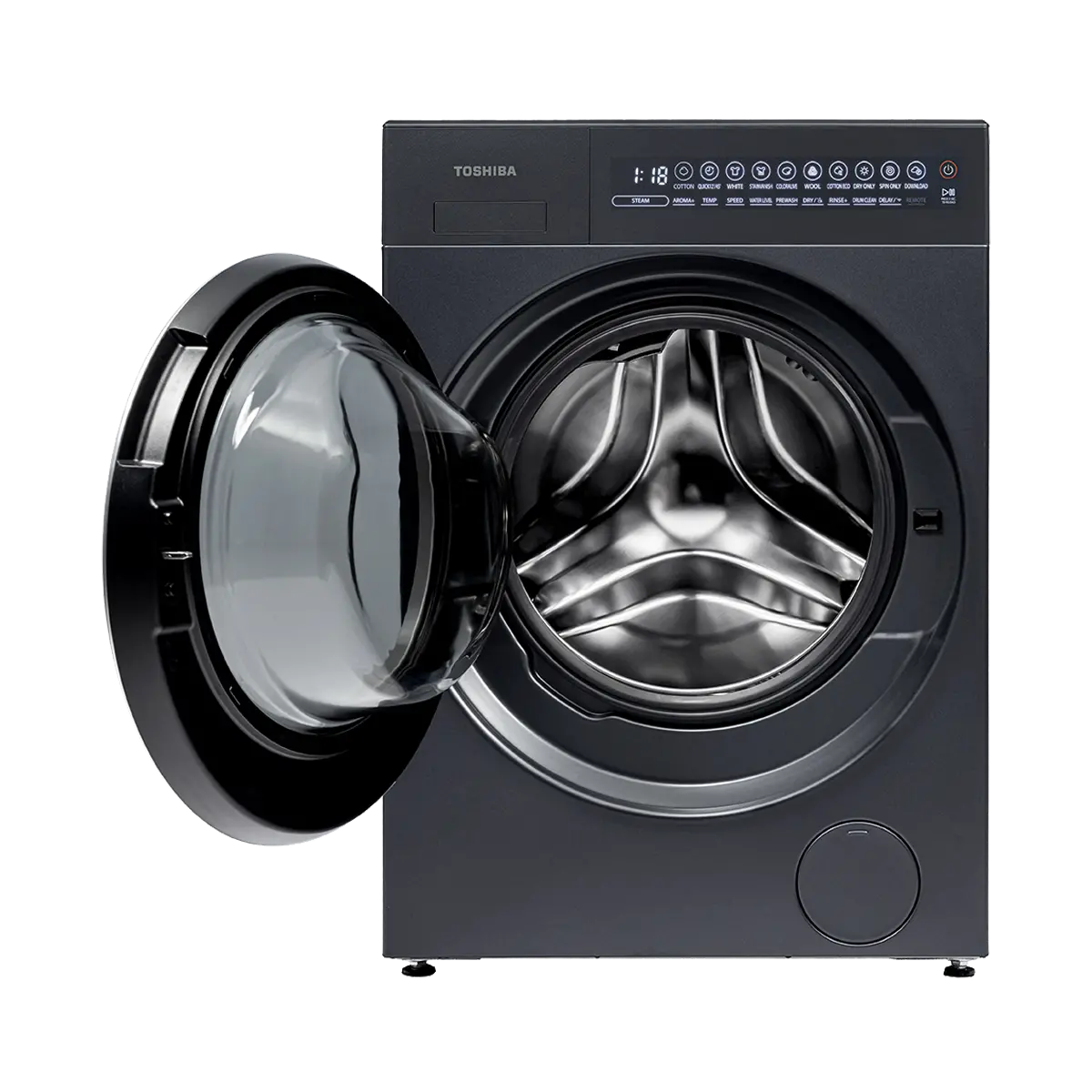 เครื่องซัก-อบผ้าฝาหน้า 15/9 กก. โตชิบา รุ่น TWD-T35BP160MWT(MG) ภาพที่ 6