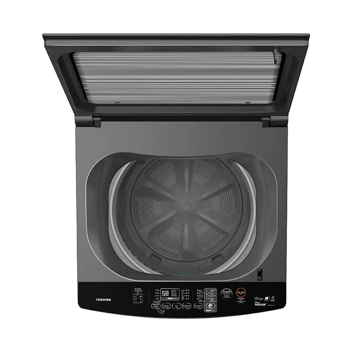 เครื่องซักผ้าฝาบน 15 กก. โตชิบา รุ่น AW-DUM1600LT(HH) ภาพที่ 6