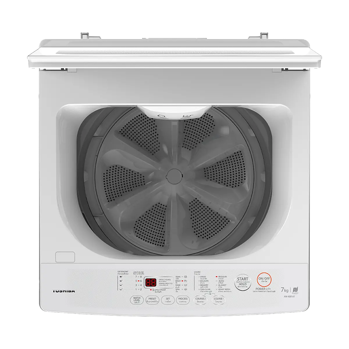 เครื่องซักผ้าฝาบน 7 กก. โตชิบา รุ่น AW-K801AT(WW) ภาพที่ 7