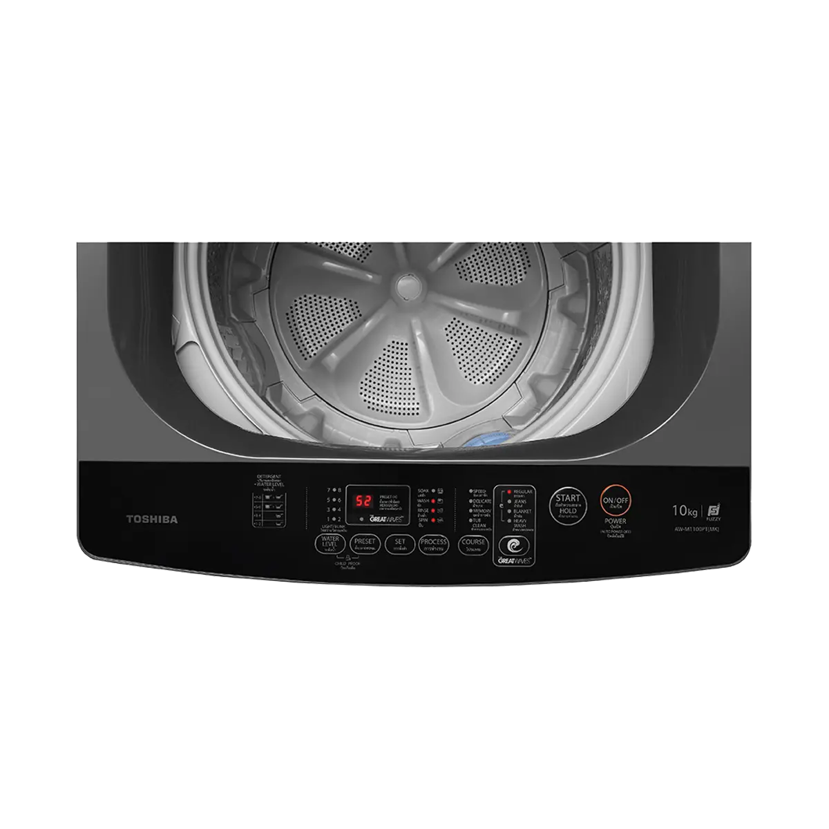 เครื่องซักผ้าฝาบน 10 กก. โตชิบา รุ่น AW-M1100PT(MK) ภาพที่ 6