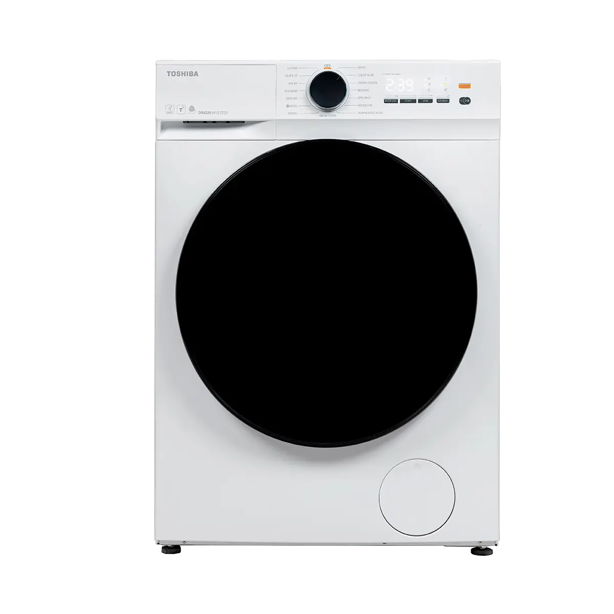 เครื่องซักผ้าฝาหน้า 7 กก. โตชิบา รุ่น TW-T21BU80UWT(WW) ภาพที่ 2