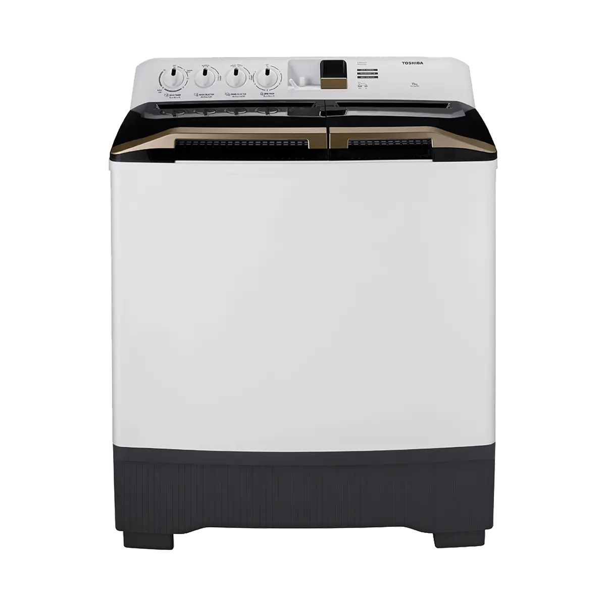 เครื่องซักผ้า 2 ถัง 15 กก. โตชิบา รุ่น VH-J160WT ภาพที่ 2