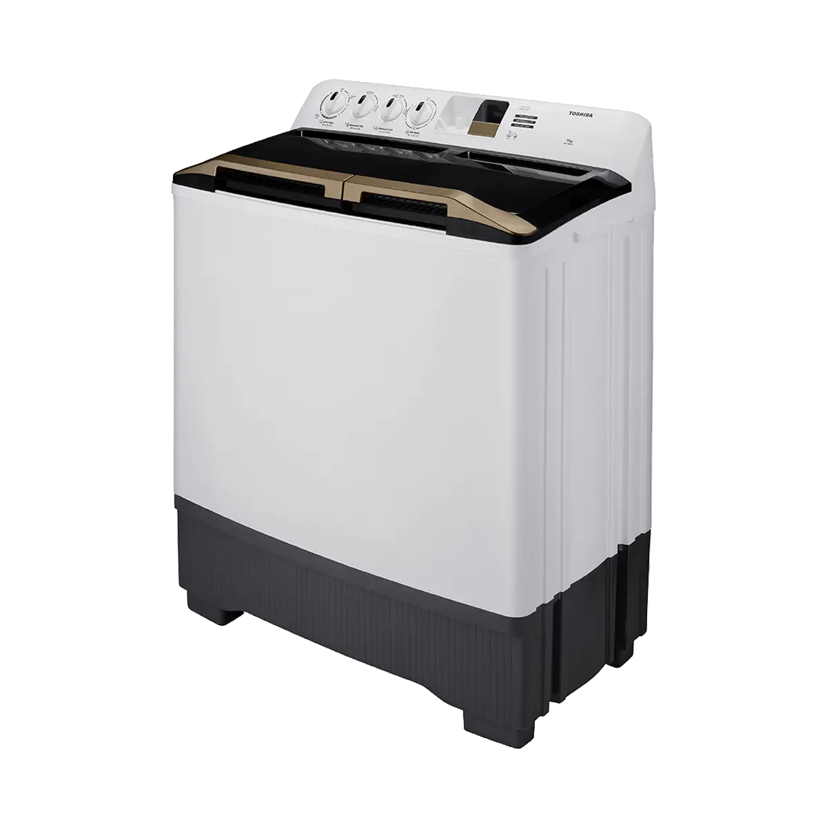 เครื่องซักผ้า 2 ถัง 15 กก. โตชิบา รุ่น VH-J160WT ภาพที่ 3