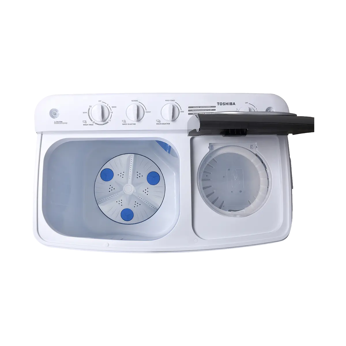 เครื่องซักผ้า 2 ถัง 14 กก. โตชิบา รุ่น VH-Q150MT ภาพที่ 5