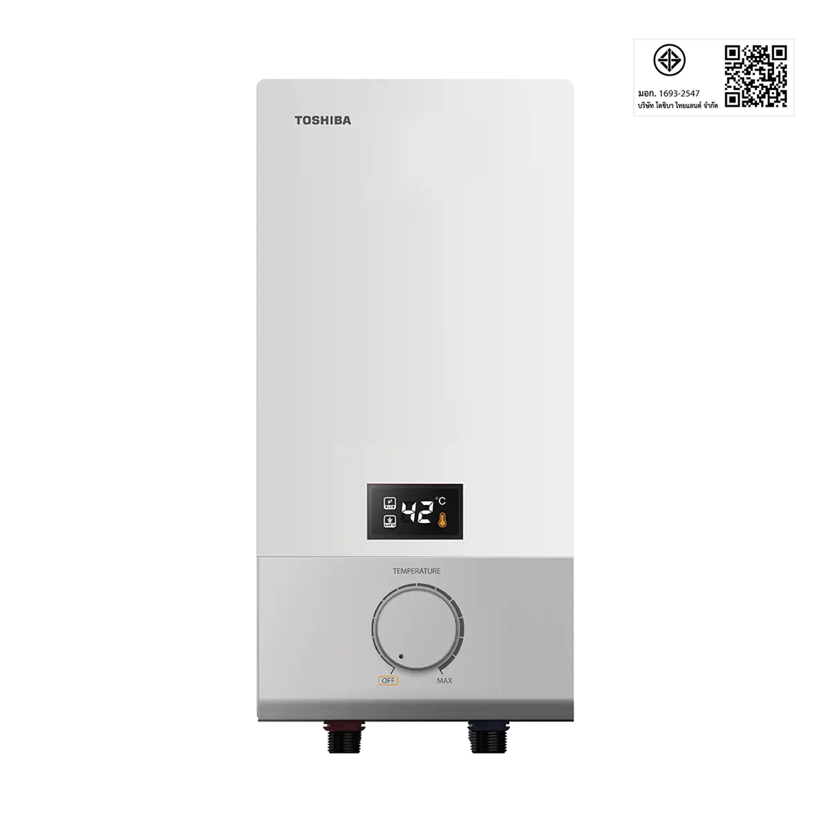 เครื่องทำน้ำอุ่น 3800 วัตต์ โตชิบา รุ่น DSK38ES5KW ภาพสินค้า