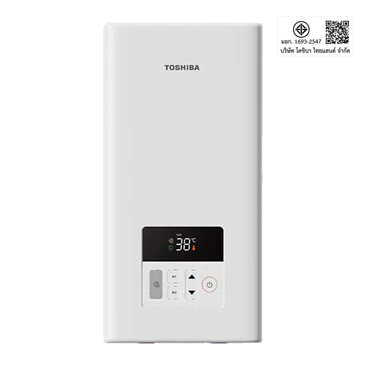 เครื่องทำน้ำอุ่น 3800 วัตต์ โตชิบา รุ่น TWH-38EFNTH(W)-CB