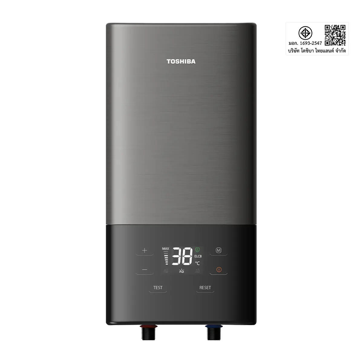 เครื่องทำน้ำอุ่น 3800 วัตต์ โตชิบา รุ่น TWH-38EXNTH(T)