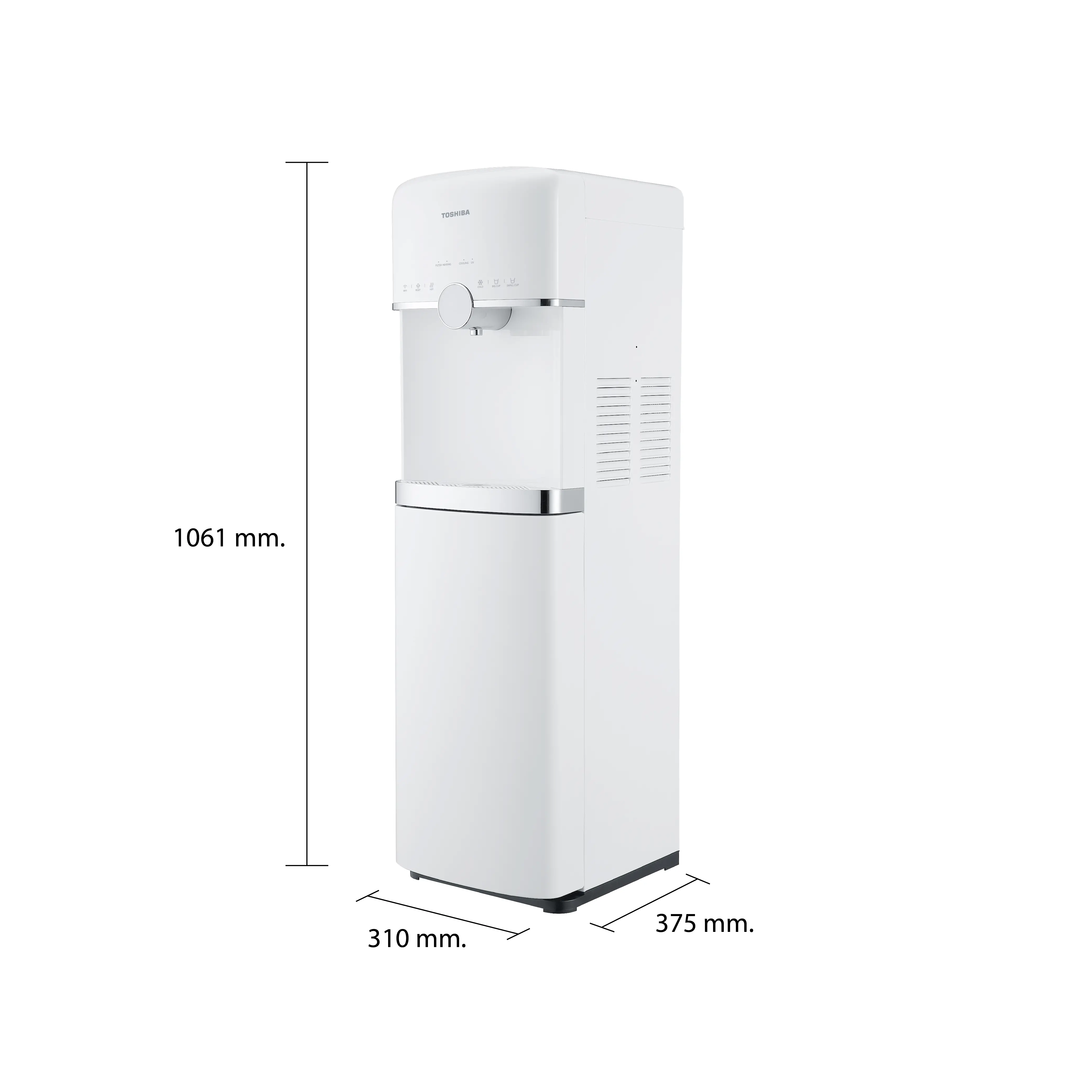 เครื่องกรองน้ำ ระบบรีเวอร์ส ออสโมซิส (RO+UV) โตชิบา รุ่น TWP-W1743STH(W) ภาพที่ 7