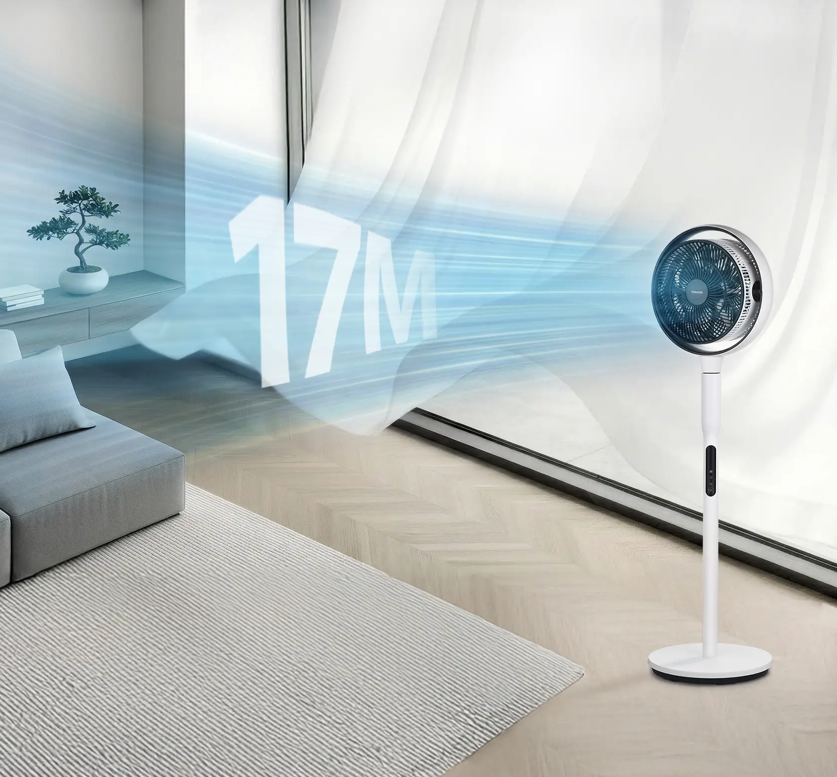 Mạnh Mẽ, Luồng Gió Thổi Xa 17m