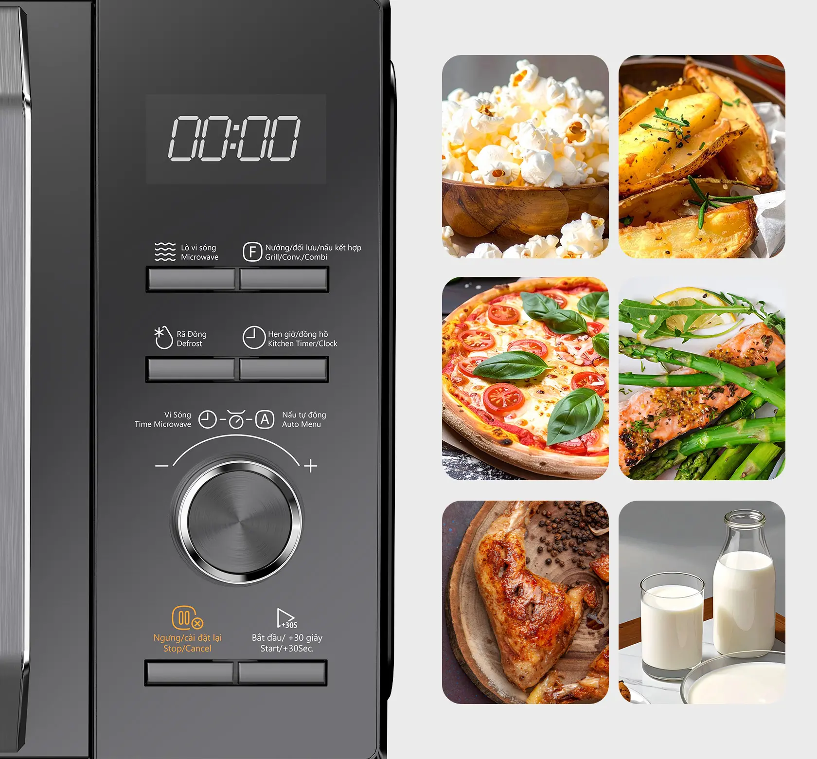 Chế Độ Combi Cooking Giúp Nấu Siêu Tốc