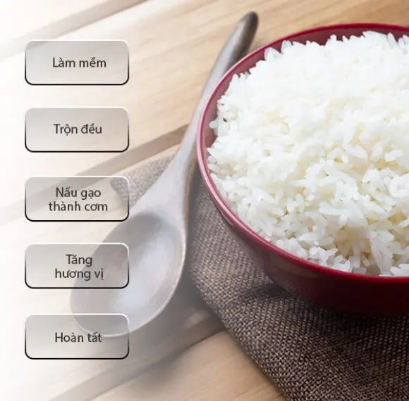 Tích Hợp Thông Minh Nhiều Chương Trình Nấu