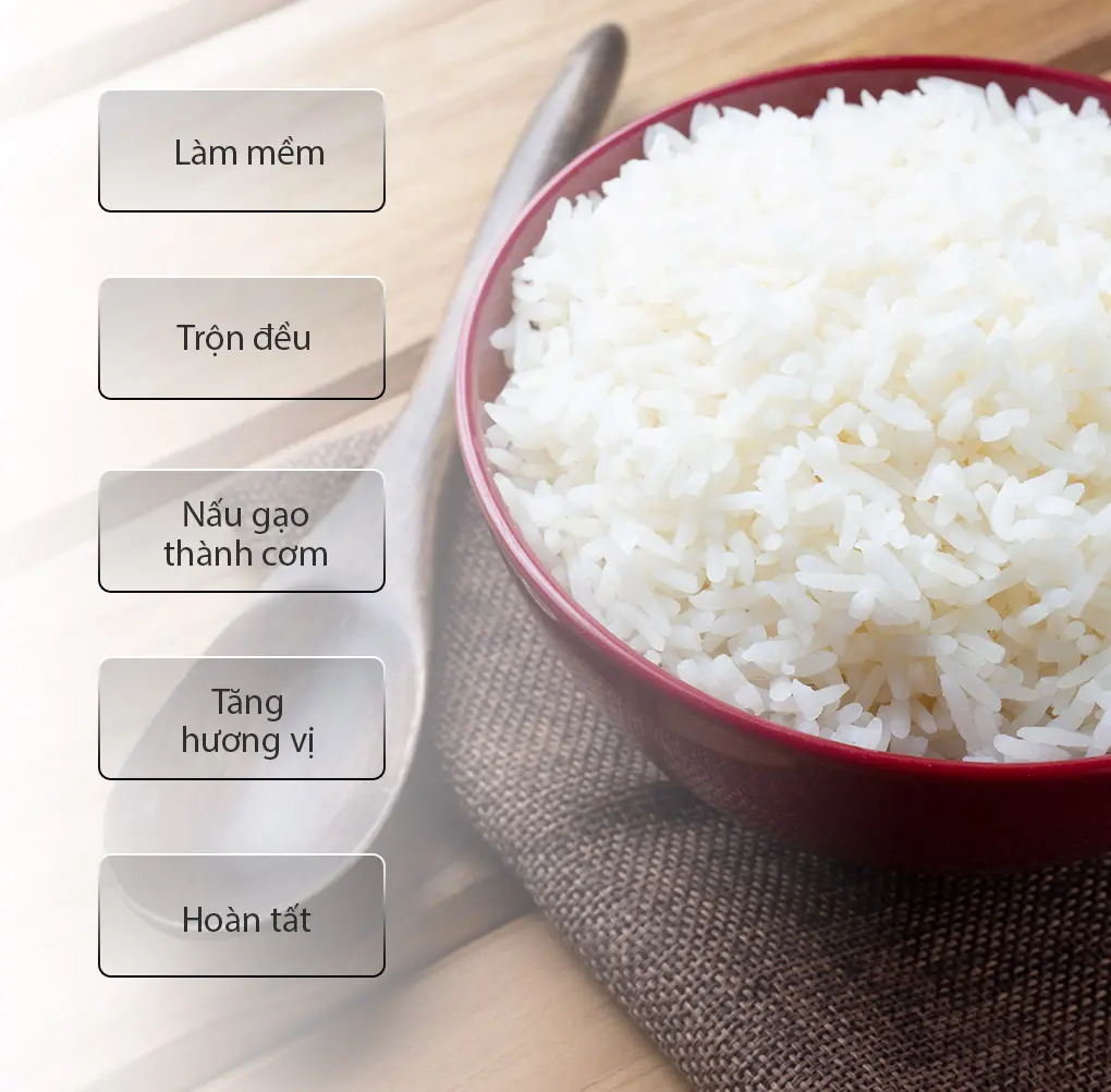 Nấu Tỏa Nhiệt 3D Giúp Cơm Chín Đều & Dẻo Thơm