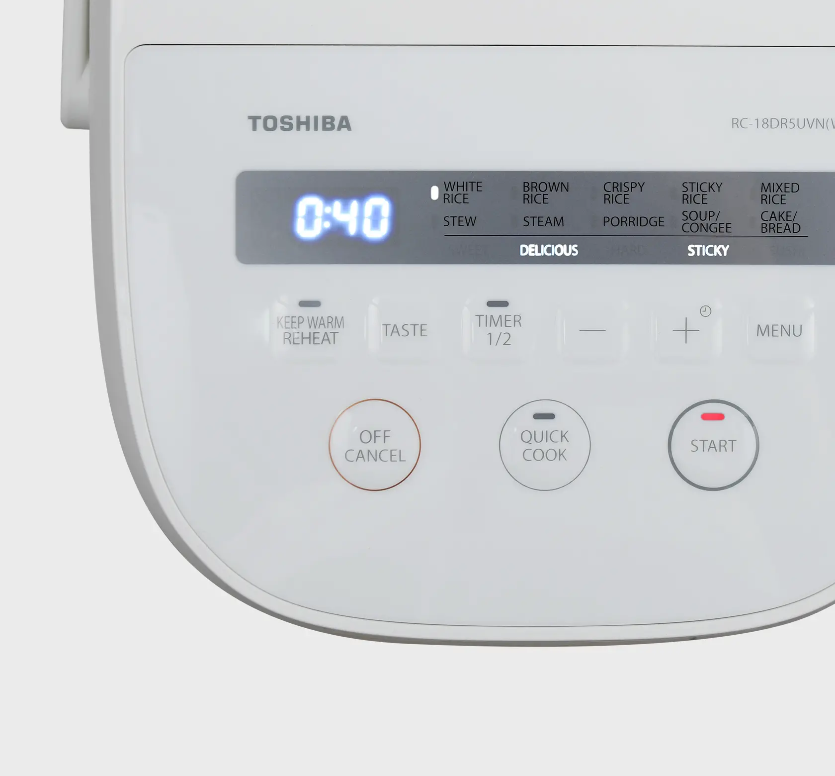 Chế Độ Nấu Gạo Tùy Chỉnh & Đèn LED