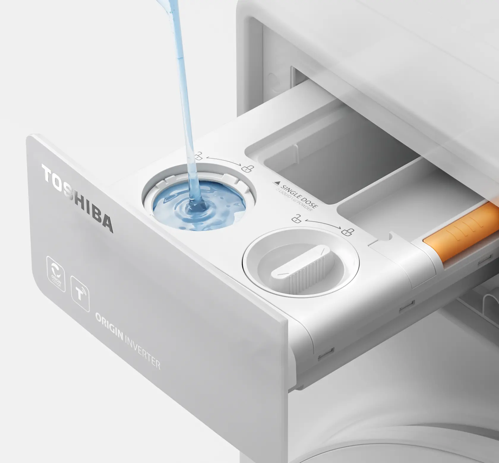 SenseDose Tự Động Phân Bổ Nước Giặt/Xả Thông Minh