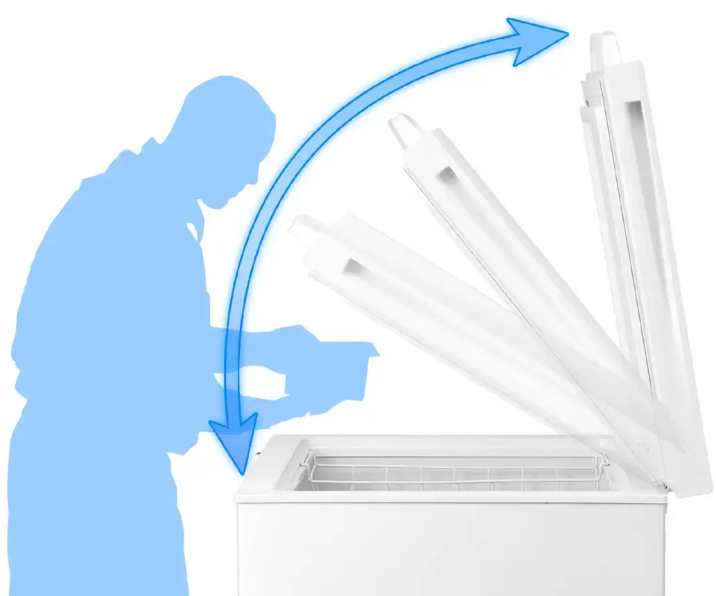 Nắp Nâng Ổn Định Khi Lấy Thực Phẩm