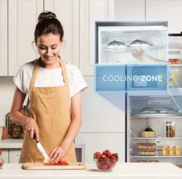 Ngăn cấp đông mềm Ultra Cooling Zone